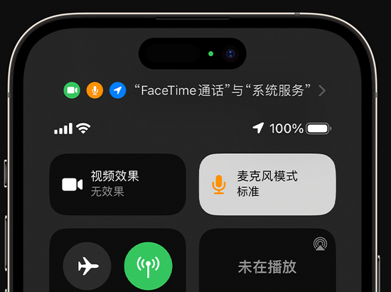 洪泽苹果授权维修网点分享iPhone在通话时让你的声音更清晰 